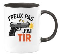 quotedazur - Mug Humour J'peux Pas, Je Tire Humoristique Pour Passionnés De Tir Idée Cadeau Originale Avec Tasse Amateurs Et Sport