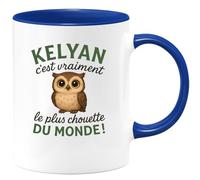 quotedazur - Mug Humour Kelyan C'est Vraiment Le Plus Chouette Du Monde Idée Cadeau Originale Avec Tasse Personnalisée Unique