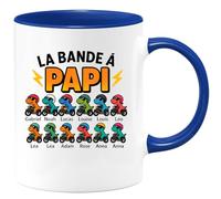quotedazur - Mug Humour La Bande À Papi Gabriel, Noah, Lucas, Louise, Louis, Léo, Léa, Adam, Rose, Anna Cadeau Original Tasse Personnalisée Pour Grands-Pères Uniques