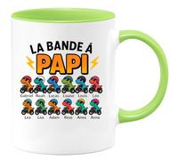 quotedazur - Mug Humour La Bande À Papi Gabriel, Noah, Lucas, Louise, Louis, Léo, Léa, Adam, Rose, Anna Cadeau Original Tasse Personnalisée Pour Grands-Pères Uniques