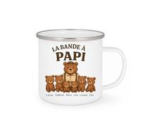 quotedazur - Mug Humour La Bande À Papi Lucas Gabriel Alice Léa Louise Léo Adam Cadeau Tasse Unique Pour Grand-Père Apprécié Par Famille