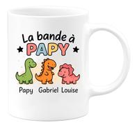 quotedazur - Mug Humour La Bande À Papy Gabriel Et Louise Cadeau Tasse Spécial Original Personnalisée Pour Unique Aimé