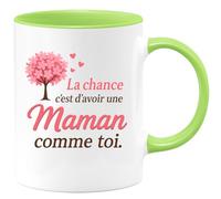 quotedazur - Mug Humour La Chance C'est D'avoir Une Maman Comme Toi. Idéal Cadeau Tasse Pour Amour Et Gratitude