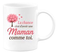 quotedazur - Mug Humour La Chance C'est D'avoir Une Maman Comme Toi. Idéal Cadeau Tasse Pour Amour Et Gratitude