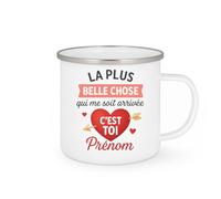 quotedazur - Mug Humour La Plus Belle Chose Qui Me Soit Arrivée, C'est Toi Cadeau Parfait Tasse Personnalisée Pour Amour Sincère