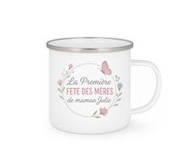 quotedazur - Mug Humour La Première Fête Des Mères Pour Maman Julie, Cadeau Tasse Personnalisé Original Unique Et Spéciale