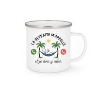 quotedazur - Mug Humour La Retraite M'appelle Et Je Dois Y Aller Idéal Cadeau Pour Tasse Détente