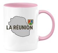 quotedazur - Mug Humour La Réunion - Cadeau Original Tasse Réunion Réunionnaise Idée Souvenir