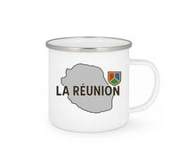 quotedazur - Mug Humour La Réunion - Cadeau Original Tasse Réunion Réunionnaise Idée Souvenir