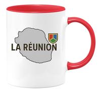 quotedazur - Mug Humour La Réunion - Cadeau Original Tasse Réunion Réunionnaise Idée Souvenir