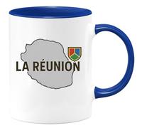 quotedazur - Mug Humour La Réunion - Cadeau Original Tasse Réunion Réunionnaise Idée Souvenir
