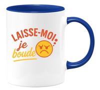 quotedazur - Mug Humour Laisse-moi, Je Boude Expression Drôle Pour Tasse Unique Idéale Cadeau Humoristique Et Originale À Offrir