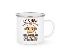 quotedazur - Mug Humour Le Cadre Doux Comme Un Agneau, Mais Attention À Ne Pas Chercher Idée Cadeau Originale Tasse Idéale Pour Homme Au Caractère Unique