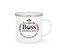 quotedazur - Mug Humour Le café du Boss a meilleur goût que celui des autres - Cadeau Boss Homme