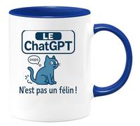 quotedazur - Mug Humour Le Chatgpt Oops N'est Pas Un Félin ! - Idée Cadeau Originale Et Tasse Humoristique Pour Geek