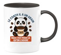 quotedazur - Mug Humour Le Coach A Un Grain, C'est Pour Ça Qu'on L'adore Et Passion Cadeau Original Tasse Idéale Les Passionnés