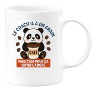 quotedazur - Mug Humour Le Coach A Un Grain, C'est Pour Ça Qu'on L'adore Et Passion Cadeau Original Tasse Idéale Les Passionnés