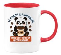 quotedazur - Mug Humour Le Coach A Un Grain, C'est Pour Ça Qu'on L'adore Et Passion Cadeau Original Tasse Idéale Les Passionnés
