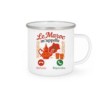 quotedazur - Mug Humour Le Maroc M'appelle, Refusant Tout Autre Appel Cadeau Original Tasse Pour Homme Amoureux Du Voyage