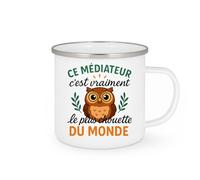 quotedazur - Mug Humour Le Meilleur Mug Cadeau : Ce Médiateur, Vraiment Le Plus Chouette - Idée Cadeau Originale Tasse Humour Pour Médiateur Reconnu