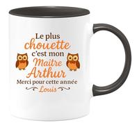 quotedazur - Mug Humour Le Plus Chouette, C'est Mon Maître Arthur. Merci Pour Cette Année Louis Cadeau Original Tasse Remerciement Et Reconnaissance