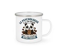 quotedazur - Mug Humour Le Psychologue, Un Grain Qu'on Adore Cadeau Original Et Drôle Idéal Pour Tasse Originale Collection