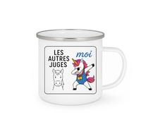 quotedazur - Mug Humour Les Autres Jugent, Moi Je Choisis Ma Voie Avec Confiance Cadeau Originale Tasse Humoristique Pour Femme, Idée Sympa Et Tendance
