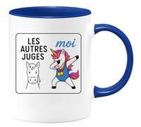 quotedazur - Mug Humour Les Autres Jugent, Moi Je Choisis Ma Voie Avec Confiance Cadeau Originale Tasse Humoristique Pour Femme, Idée Sympa Et Tendance