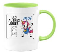 quotedazur - Mug Humour Les Autres Jugent, Moi Je Choisis Ma Voie Avec Confiance Cadeau Originale Tasse Humoristique Pour Femme, Idée Sympa Et Tendance