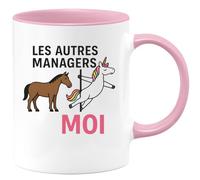 quotedazur - Mug Humour Les Autres Managers Moi Idée Cadeau Pour Manager, Tasse Originale Et Motivante
