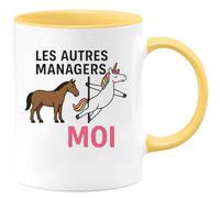 quotedazur - Mug Humour Les Autres Managers Moi Idée Cadeau Pour Manager, Tasse Originale Et Motivante