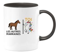 quotedazur - Mug Humour Les Autres Marraines Toi Cadeau Original Pour Marraine, Tasse Personnalisée Unique