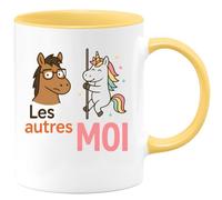 quotedazur - Mug Humour Les Autres Moi - Idée Cadeau Originale Avec Tasse Tendance Pour Elle