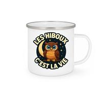 quotedazur - Mug Humour Les Hiboux, Symbole De Vie Message Inspirant Sur Tasse Déco Idée Cadeau Originale Hibou Pour Femme Amoureuse Des Chouettes