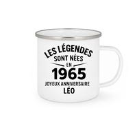 quotedazur - Mug Humour Les Légendes Sont Nées En 1965 Joyeux Anniversaire Léo Idée Cadeau Originale Belle Tasse Pour Homme Né