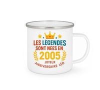 quotedazur - Mug Humour Les Légendes Sont Nées En 2005 Joyeux Anniversaire Léo, Cadeau Unique Idée Originale Tasse Légendaire Pour Homme
