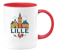 quotedazur - Mug Humour Lille, Cadeau Parfait Pour Les Fans De La Ville Du Nord Idée Originale Tasse Élégante Amateurs