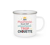 quotedazur - Mug Humour Ma Maîtresse Est Vraiment Trop Chouette : Cadeau Tasse Pour Maîtresse Exceptionnelle - Idée Cadeau Mignonne Pour Maîtresse Avec Tasse Originale Et Utile