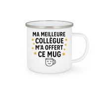 quotedazur - Mug Humour Ma Meilleure Collègue M'a Offert Ce Mug - Cadeau Parfait Tasse Originale Pour Amie Fidèle Alliée