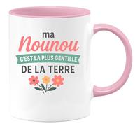 quotedazur - Mug Humour Ma Nounou C'est La Plus Gentille De Terre Cadeau Original Tasse Pour Moments Douceur