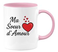 quotedazur - Mug Humour Ma Soeur D'amour Tasse Cadeau Pour Une Chérie Idéal Tendre Et Attentionnée