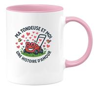 quotedazur - Mug Humour ma tondeuse et moi, une histoire d'amour - Cadeau Humour Homme