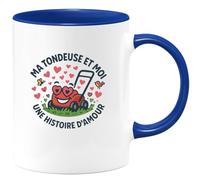 quotedazur - Mug Humour ma tondeuse et moi, une histoire d'amour - Cadeau Humour Homme