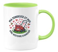 quotedazur - Mug Humour ma tondeuse et moi, une histoire d'amour - Cadeau Humour Homme