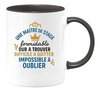 quotedazur - Mug Humour Maître De Stage Formidable, Dur À Trouver, Difficile À Quitter, Impossible À Oublier - Cadeau Original Tasse Parfaite Pour Maîtresse De Stage Attentionnée