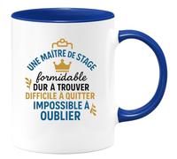 quotedazur - Mug Humour Maître De Stage Formidable, Dur À Trouver, Difficile À Quitter, Impossible À Oublier - Cadeau Original Tasse Parfaite Pour Maîtresse De Stage Attentionnée