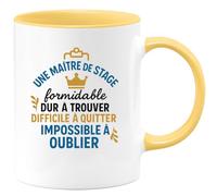 quotedazur - Mug Humour Maître De Stage Formidable, Dur À Trouver, Difficile À Quitter, Impossible À Oublier - Cadeau Original Tasse Parfaite Pour Maîtresse De Stage Attentionnée
