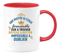 quotedazur - Mug Humour Maître De Stage Formidable, Dur À Trouver, Difficile Quitter, Impossible Oublier Cadeau Original Tasse Parfaite Pour Maîtresse Attentionnée