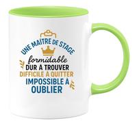 quotedazur - Mug Humour Maître De Stage Formidable, Dur À Trouver, Difficile Quitter, Impossible Oublier Cadeau Original Tasse Parfaite Pour Maîtresse Attentionnée