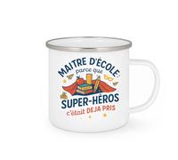 quotedazur - Mug Humour Maître d'école : parce que super-héros c'était déjà pris - Cadeau Maître d'école Homme